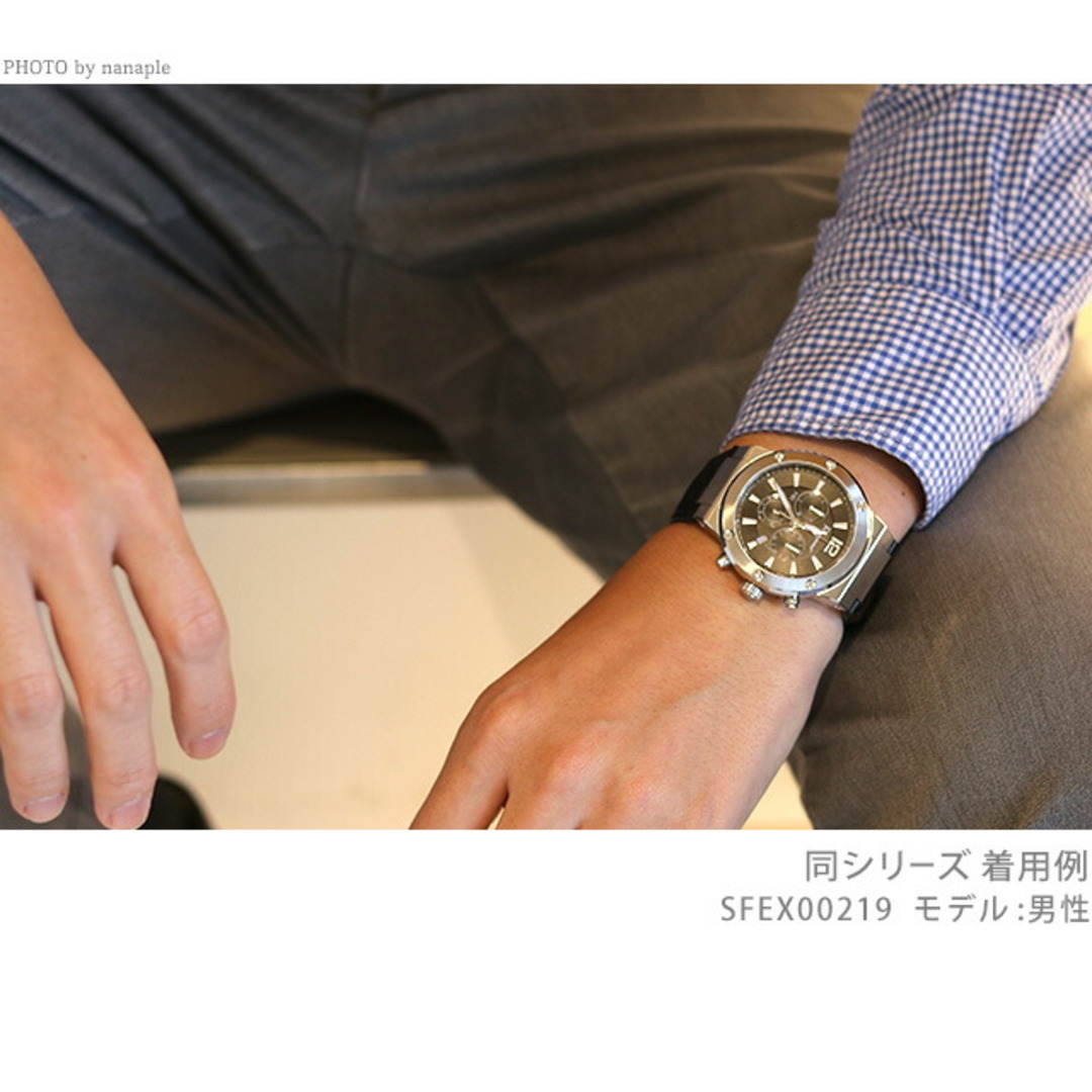 Salvatore Ferragamo(サルヴァトーレフェラガモ)の【新品】サルバトーレフェラガモ Salvatore Ferragamo 腕時計 メンズ SFEX00523 エフエイティ クオーツ ブラックxブラック アナログ表示 メンズの時計(腕時計(アナログ))の商品写真