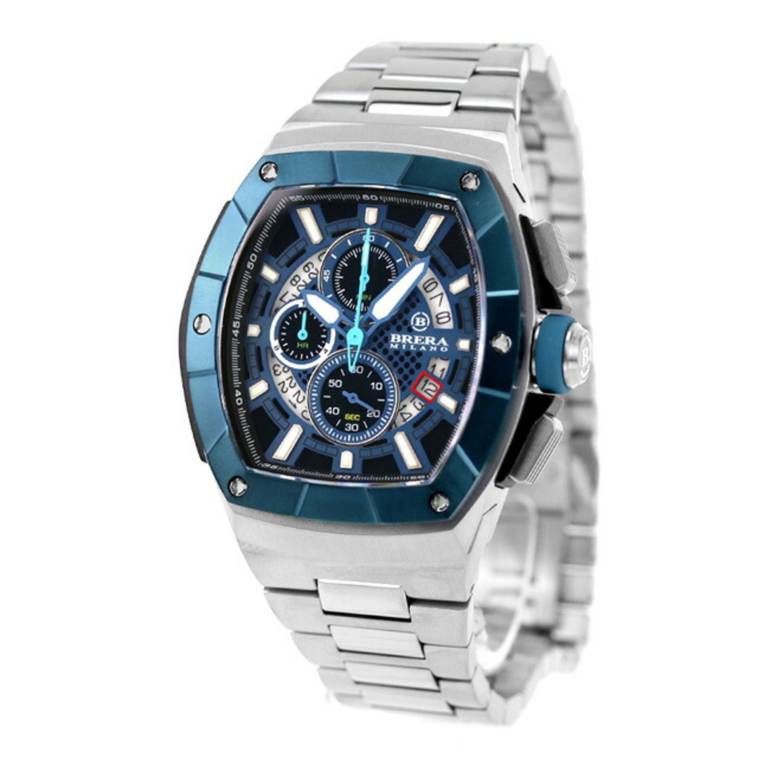 新品】 BRERA MILANO 腕時計 メンズ BMSSTNQC4101A-BRC スーパー