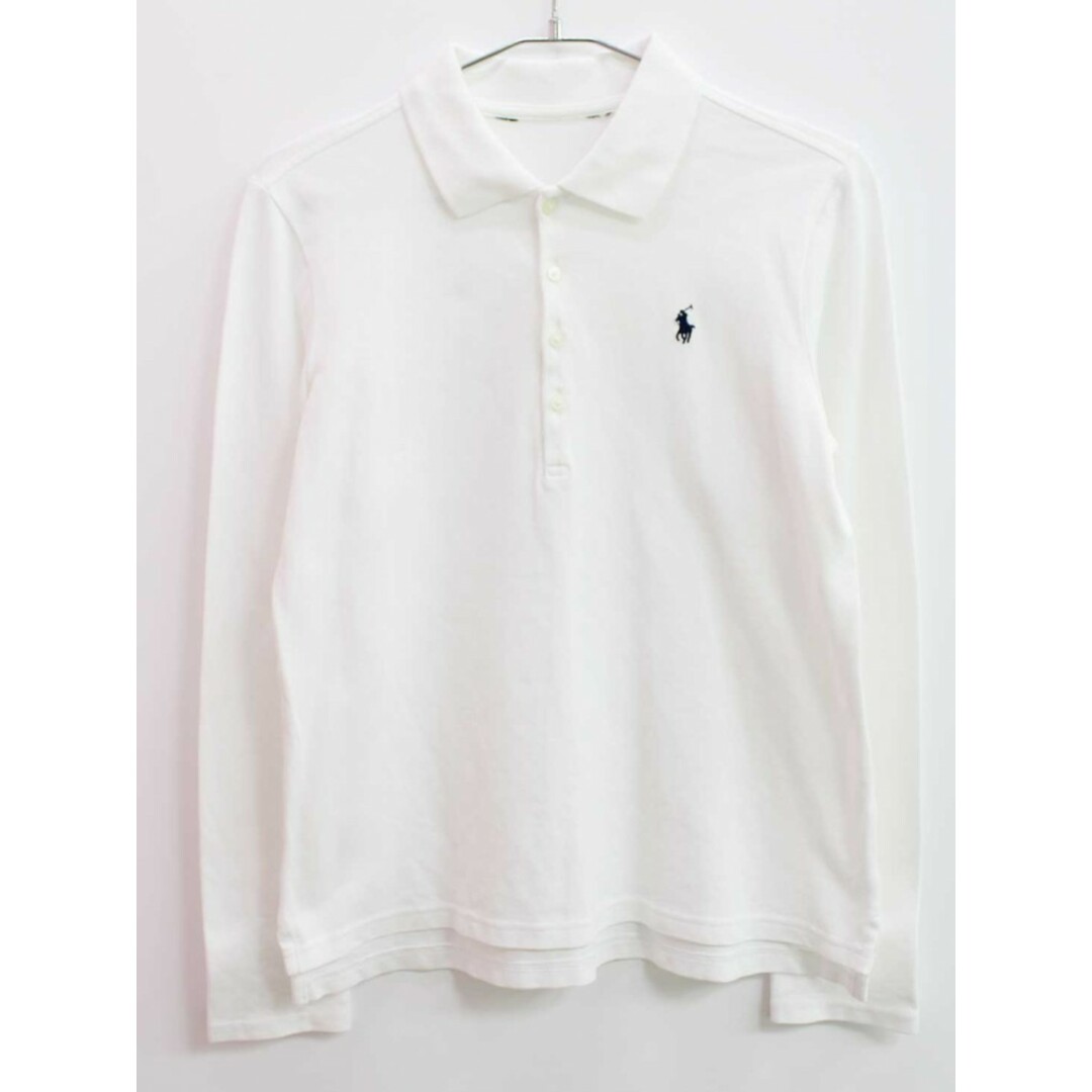 Ralph Lauren(ラルフローレン)の【新入荷!】♪ラルフローレン/Ralph Lauren♪140cm位 長袖ポロシャツ 白 フォーマル 入学式 卒園式 謝恩会 結婚式 発表会 七五三 冠婚葬祭【中古】子供服 キッズ kids ジュニア 男の子 fml 111042 キッズ/ベビー/マタニティのベビー服(~85cm)(その他)の商品写真