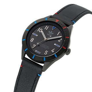 アディダス(adidas)の【新品】アディダス adidas 腕時計 メンズ AOFH22506 クオーツ ブラックxブラック アナログ表示(腕時計(アナログ))