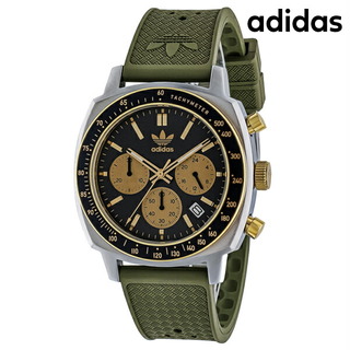 アディダス(adidas)の【新品】アディダス adidas 腕時計 メンズ AOFH23504 クオーツ グリーンxカーキ アナログ表示(腕時計(アナログ))