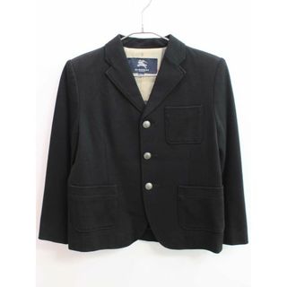 バーバリー(BURBERRY)の【新入荷!】♪バーバリー/BURBERRY♪130cm ジャケット 黒 フォーマル 入学式 卒園式 謝恩会 結婚式 発表会 七五三 冠婚葬祭【中古】子供服 キッズ kids 男の子 fml 011042(ジャケット/上着)