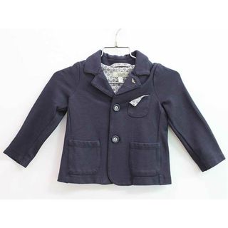 ジョルジオアルマーニ(Giorgio Armani)の【新入荷!】▼アルマーニベビー/Armani baby▼74cm(12M)  ジャケット/ブレザー 紺 フォーマル  結婚式 七五三 冠婚葬祭 発表会【中古】子供服 キッズ kids ベビー服 baby 男の子 fml 011042(ジャケット/コート)