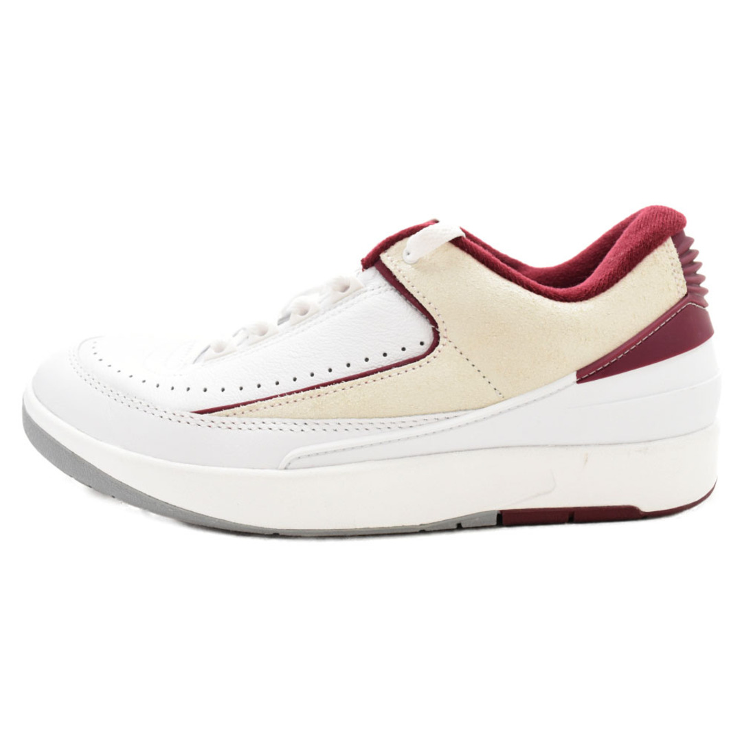 NIKE ナイキ AIR JORDAN 2 RETRO LOW CHERRYWOOD エアジョーダン レトロ チェリーウッド ローカットスニーカー ホワイト/ボルドー US8.5/26.5cm DV9956-10329センチワイズ