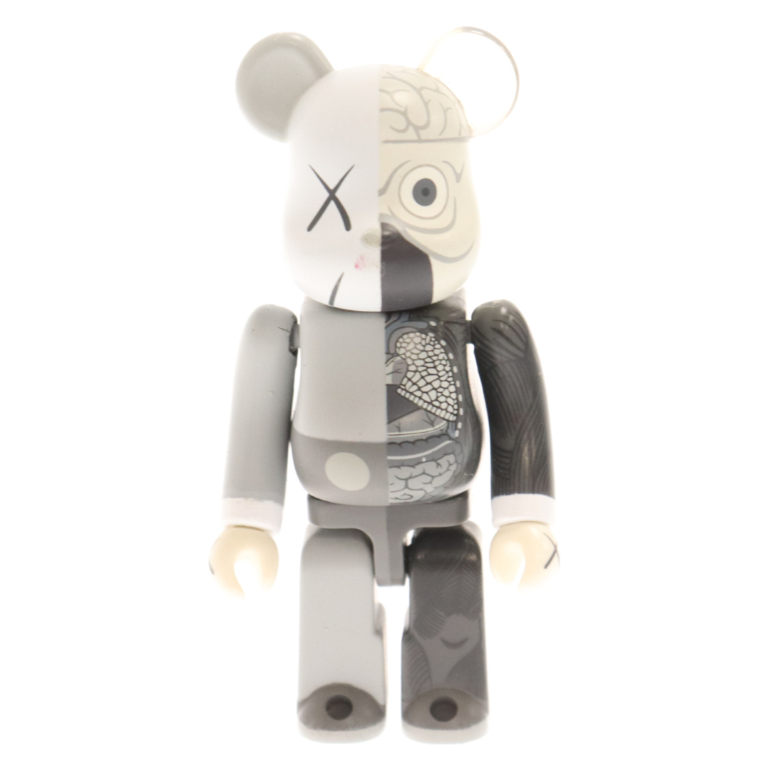 MEDICOM TOY(メディコムトイ)のMEDICOM TOY メディコムトイ BE@RBRICK 100% KAWS COMPANION ベアブリック カウズ コンパニオン 人体模型フィギュア 人形 グレー エンタメ/ホビーのフィギュア(その他)の商品写真