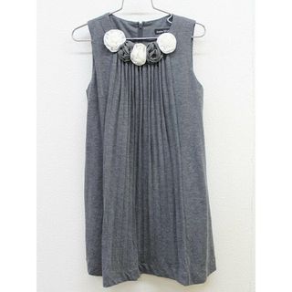 ベベ(BeBe)の【新入荷!】▲ベベ/BeBe▲120cm ジャンパースカート/ノースリーブワンピース グレー フォーマル 入学式 卒園式 謝恩会 結婚式 発表会 七五三 冠婚葬祭【中古】子供服 キッズ kids 女の子 fml 011042(スカート)