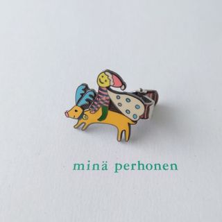 ミナペルホネン(mina perhonen)のミナペルホネン 松屋銀座限定 クリップ ピンバッジ ②(ブローチ/コサージュ)