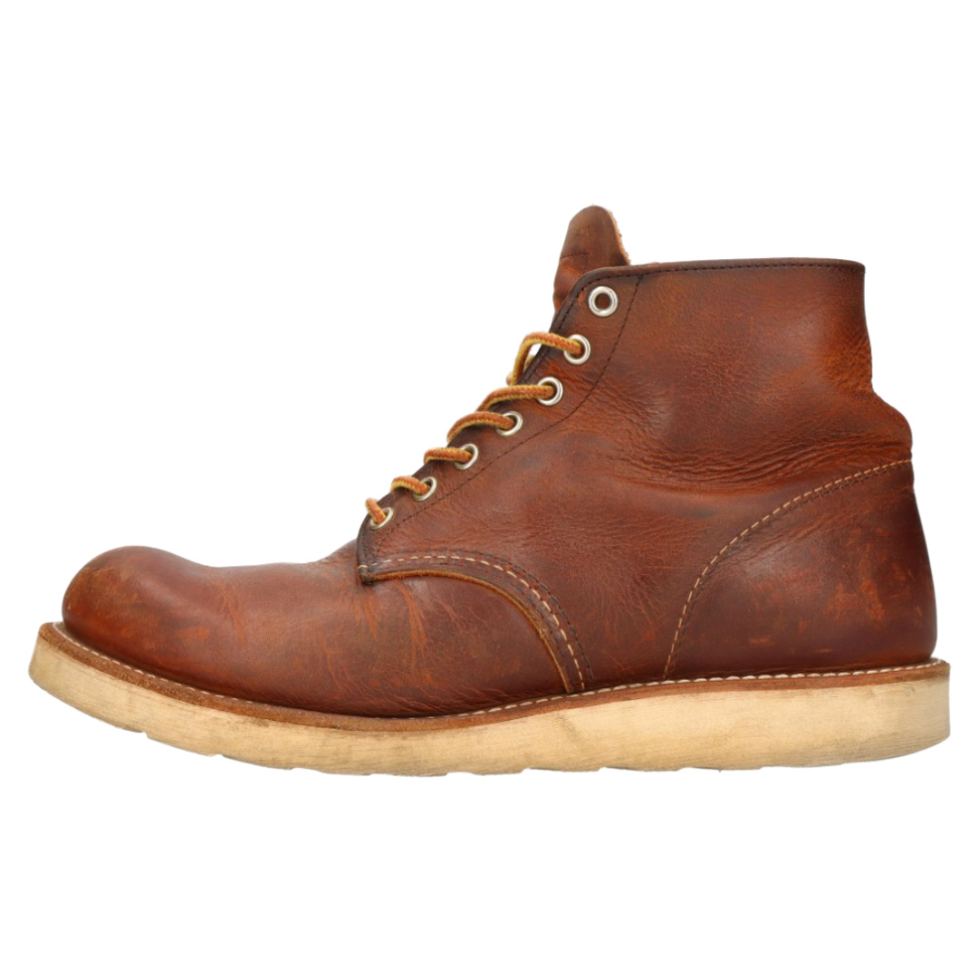 REDWING(レッドウィング)のRED WING レッド ウイング 9111 6inch PLAIN TOE 6インチプレーントゥ レースアップ ブーツ ブラウン メンズの靴/シューズ(ブーツ)の商品写真