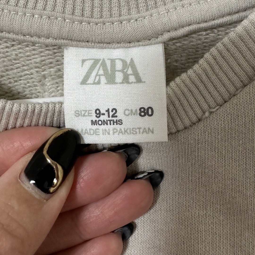 ZARA KIDS(ザラキッズ)のキッズ　スエットトレーナー キッズ/ベビー/マタニティのベビー服(~85cm)(トレーナー)の商品写真