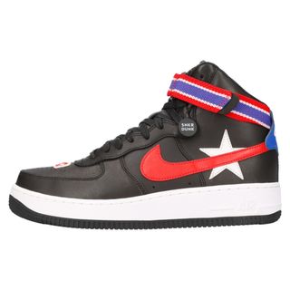 ナイキ(NIKE)のNIKE ナイキ ×Riccardo Tisci AIR FORCE1 HI リカルドティッシ エアフォース1 ハイカットスニーカー ブラック AQ3366-001 US9(スニーカー)