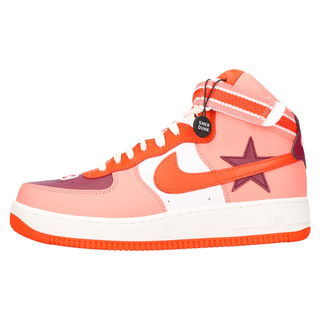 ナイキ(NIKE)のNIKE ナイキ ×Riccardo Tisci AIR FORCE1 HI リカルドティッシ エアフォース1 ハイカットスニーカー ピンク AQ3366-601 US8.5(スニーカー)