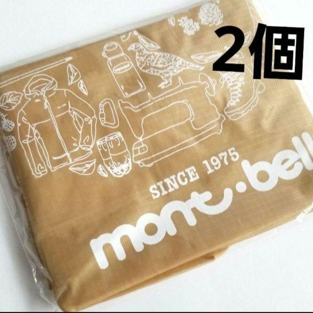 mont bell(モンベル)のbn新品未使用　モンベル　mont-bell　エコバッグ　２コ レディースのバッグ(エコバッグ)の商品写真