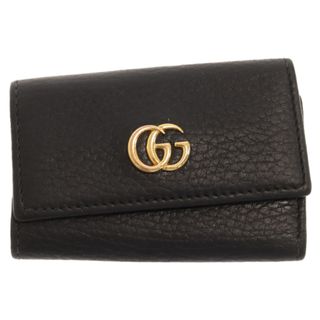 グッチ(Gucci)のGUCCI グッチ 6連 キーケース マーモントレザー ブラック 456118 2149(キーホルダー)