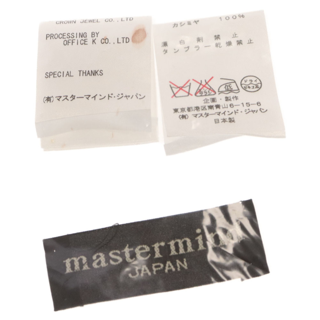 mastermind JAPAN(マスターマインドジャパン)のmastermind JAPAN マスターマインドジャパン ビッグスカルデザイン アフガンストール スカーフ MX-ST01 ブラック カシミヤ メンズのファッション小物(バンダナ/スカーフ)の商品写真