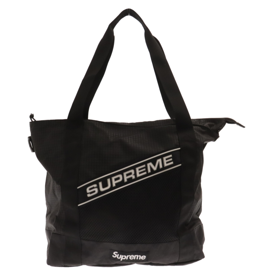 145センチ持ち手立ち上がりSUPREME シュプリーム 23AW Tote Bag ナイロン トートバッグ ショルダーバッグ ブラック