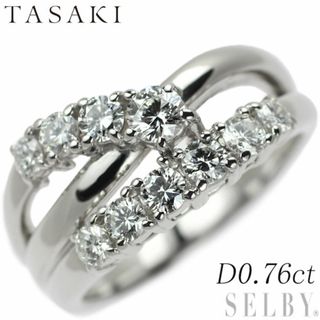 タサキ(TASAKI)の田崎真珠 Pt900 ダイヤモンド リング 0.76ct(リング(指輪))