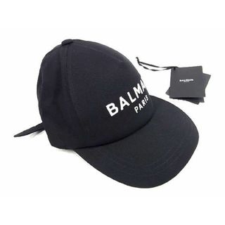 バルマン(BALMAIN)の■新品同様■ BALMAIN バルマン コットン100％ ベースボールキャップ 帽子 表記サイズ TU メンズ ブラック系 AT5795(その他)