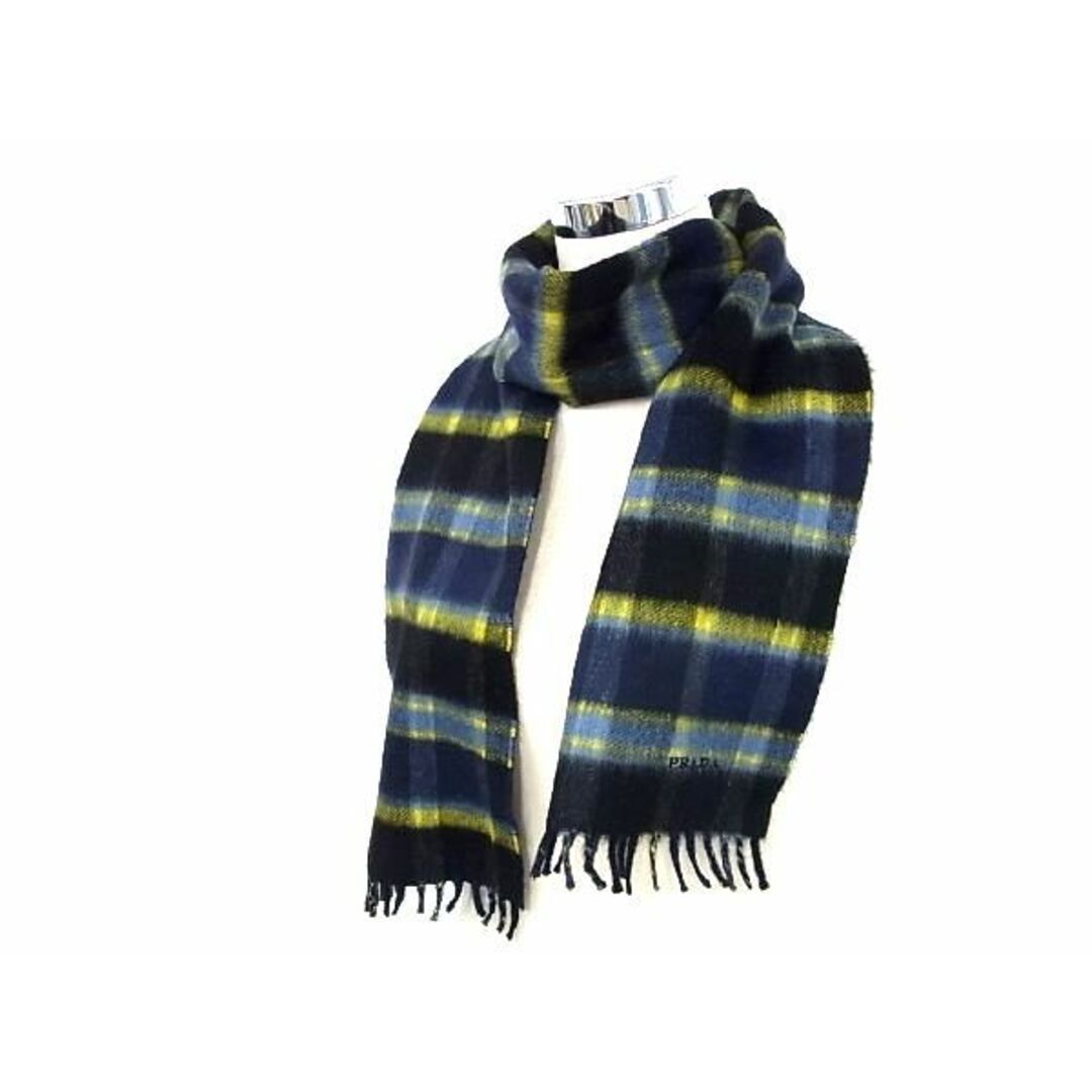PRADA - □新品同様□ PRADA プラダ カシミヤ100% チェック柄 PRADA - □新品同様□ PRADA プラダ カシミヤ100% チェック柄