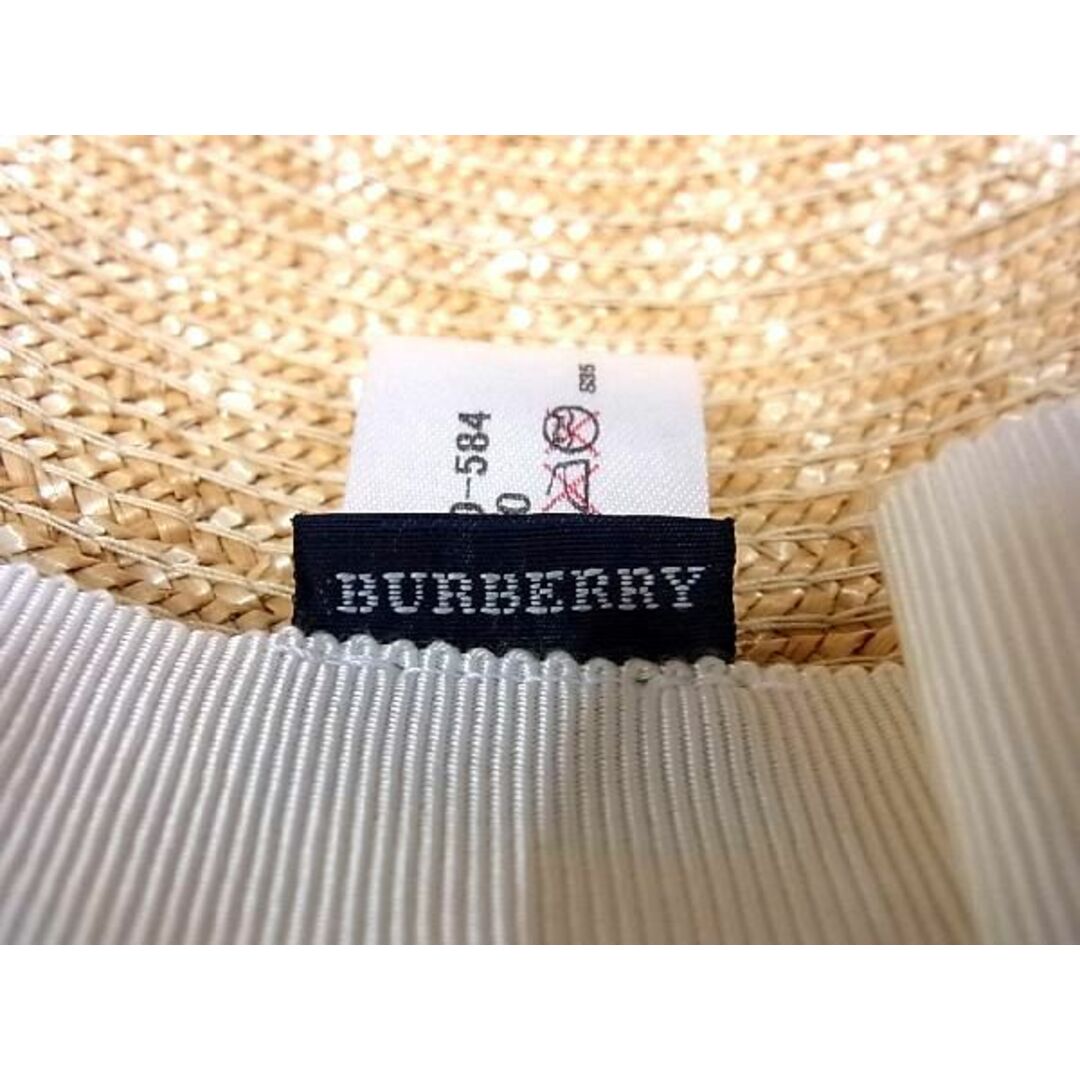 BURBERRY(バーバリー)の■新品同様■ BURBERRY バーバリー フラワー キッズ 子供用 ハット 帽子 表記サイズ 50 ブラウン系 AU5211 レディースのファッション小物(その他)の商品写真