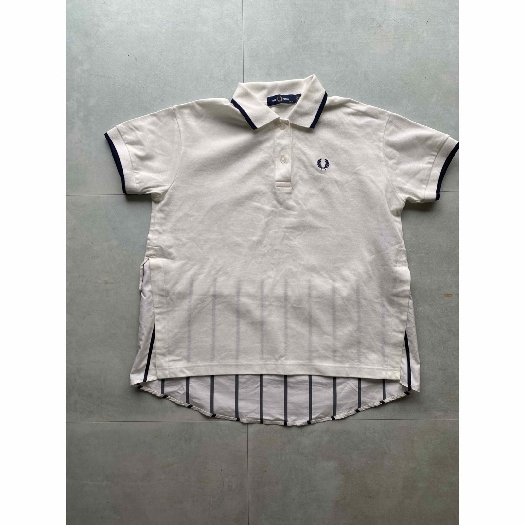 FRED PERRY(フレッドペリー)のFRED PERRY フレッド ペリー コットンバックヘムパネルポロシャツ レディースのトップス(ポロシャツ)の商品写真