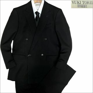 ユキトリイインターナショナル(YUKI TORII INTERNATIONAL)の新品 ユキトリイオム ダブル 礼服 喪服フォーマルスーツ ブラック YA7(セットアップ)