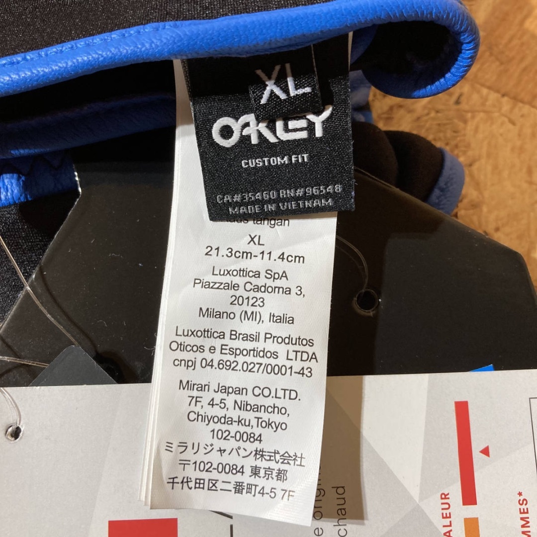 Oakley(オークリー)のOAKLEY FACTORY WINTER GLOVE XL blue メンズのファッション小物(手袋)の商品写真