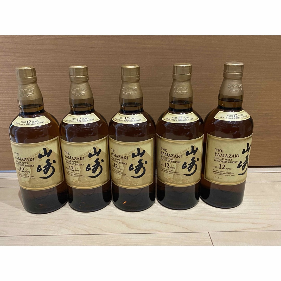 サントリー(サントリー)の山崎12年100周年記念ラベル 食品/飲料/酒の酒(ウイスキー)の商品写真