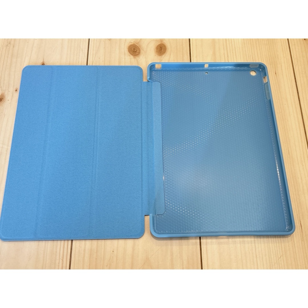 VAGHVEO iPad Air 2 ケース 超薄型 超軽量 TPU ブルー スマホ/家電/カメラのスマホアクセサリー(iPadケース)の商品写真