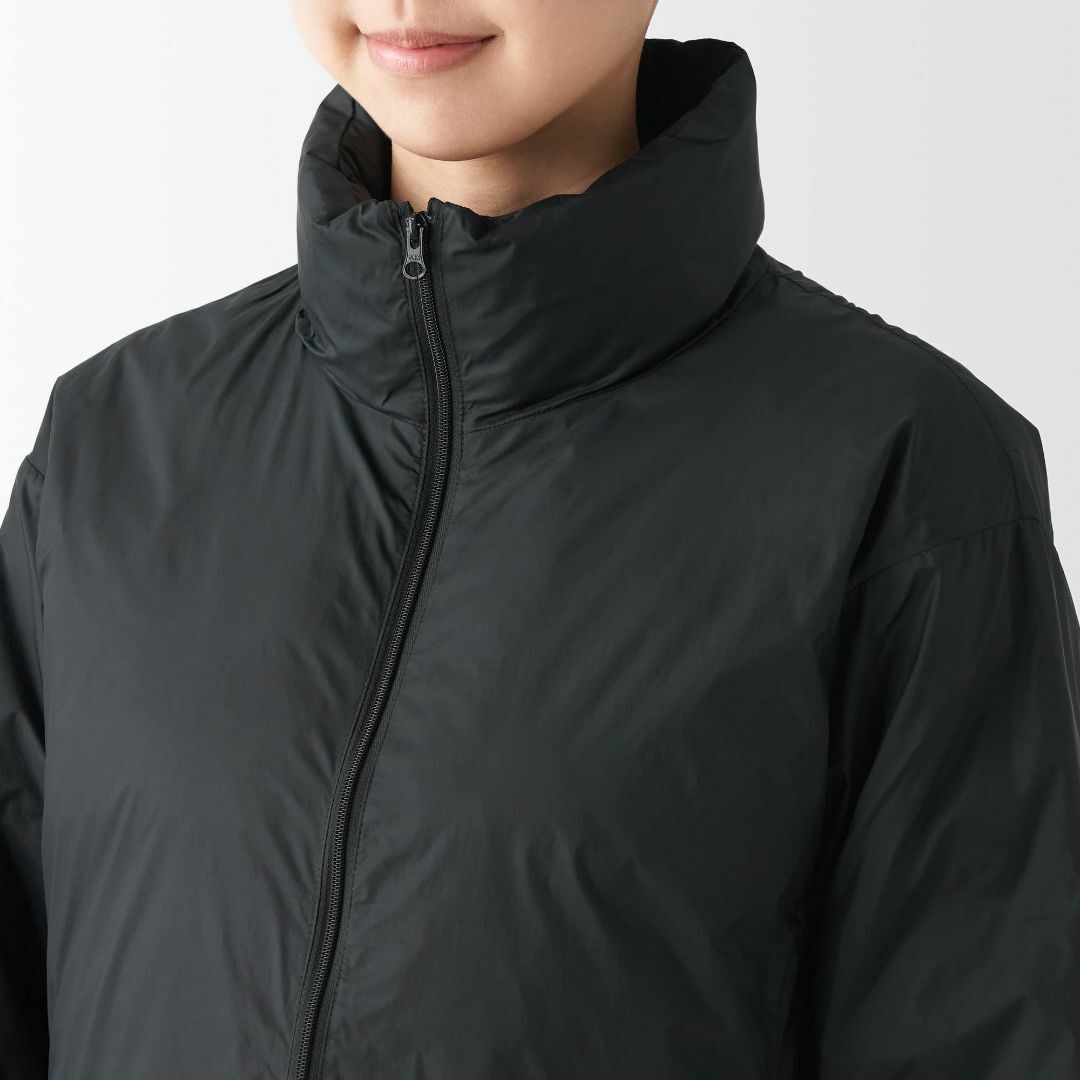 無印良品 レディース 再生ナイロン軽量スタンドカラーダウン 無印良品 レディース 再生ナイロン軽量スタンドカラーダウン