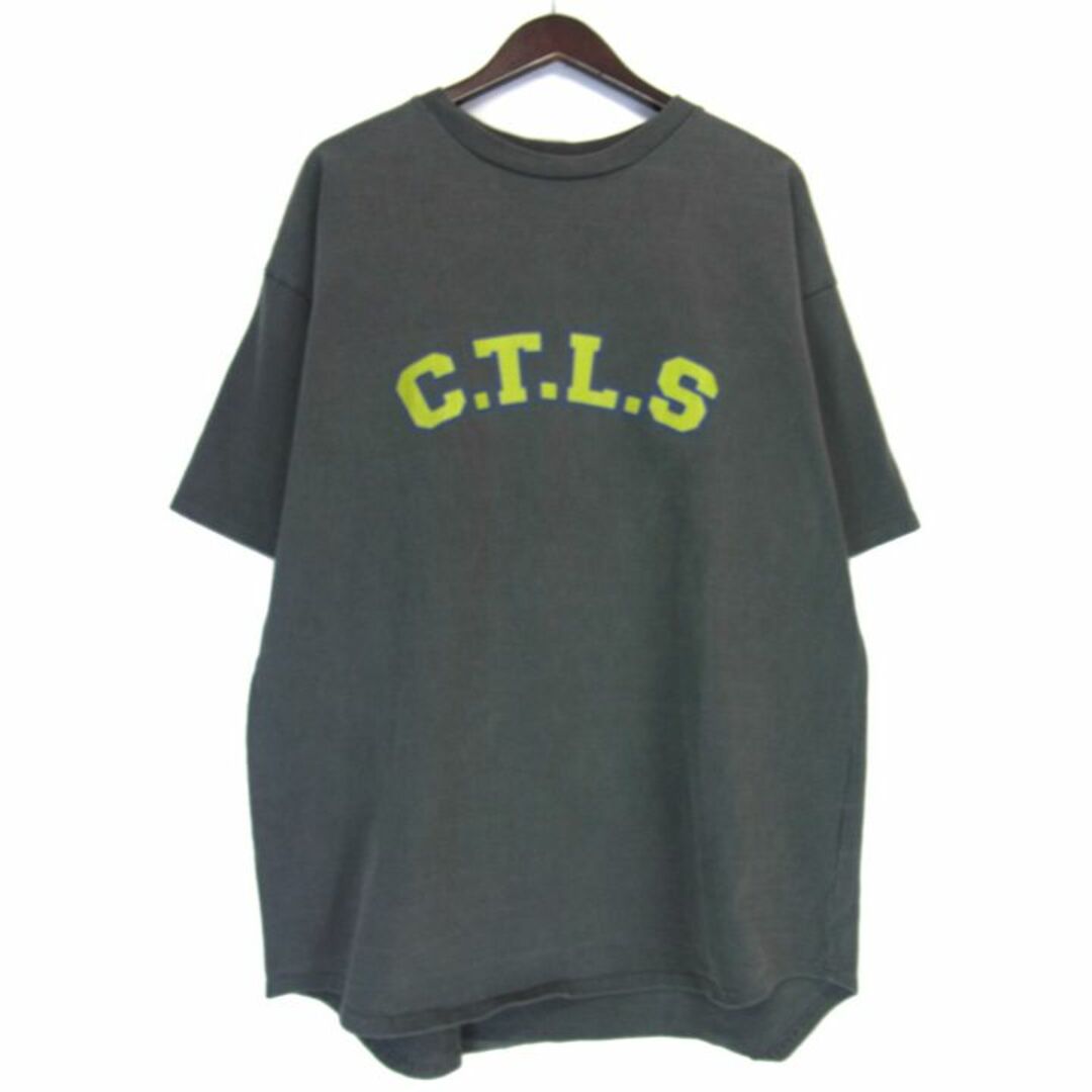 カタリスト CVTVLIST ■ 【 CTLS 】 ブロック ロゴ デザイン 半袖 Tシャツ 311452採寸肩幅