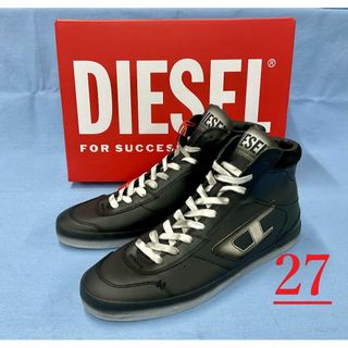 ディーゼル(DIESEL)のディーゼル　ミッドカット スニーカー 0124　27.0cm　ブラック　新品(スニーカー)