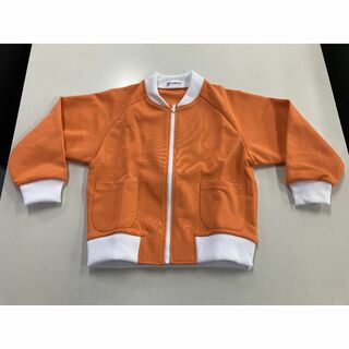 幼稚園・保育園　クルーネックオープンシャツ　キャロット　100サイズ(ジャケット/上着)