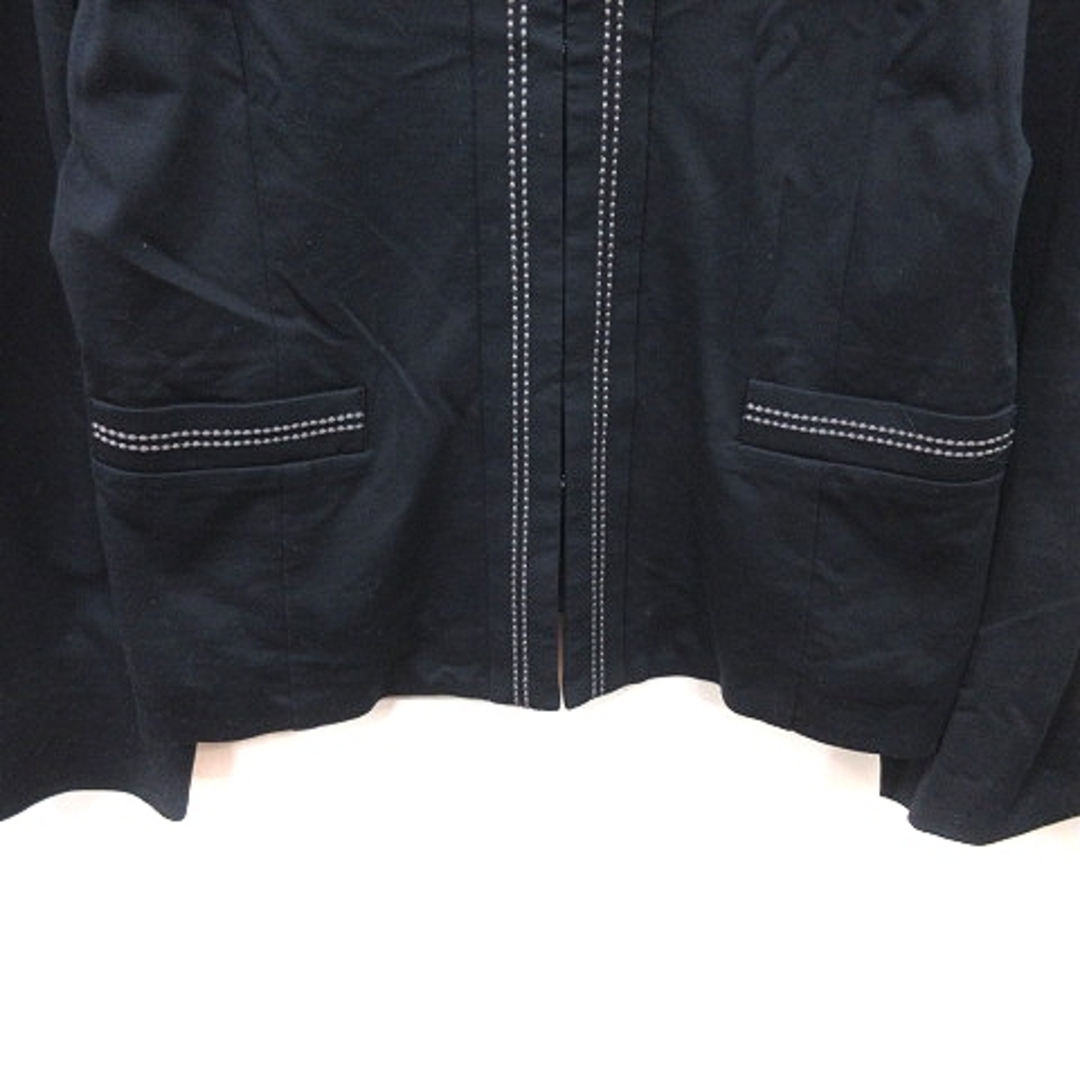 KEITH(キース)のキース ノーカラージャケット 刺繍 40 紺 ネイビー /YI レディースのジャケット/アウター(その他)の商品写真