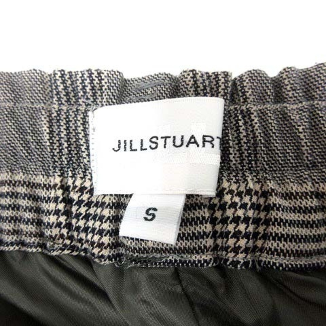 JILL by JILLSTUART(ジルバイジルスチュアート)のジルバイジルスチュアート ガウチョパンツ グレンチェック S グレー ベージュ レディースのパンツ(その他)の商品写真