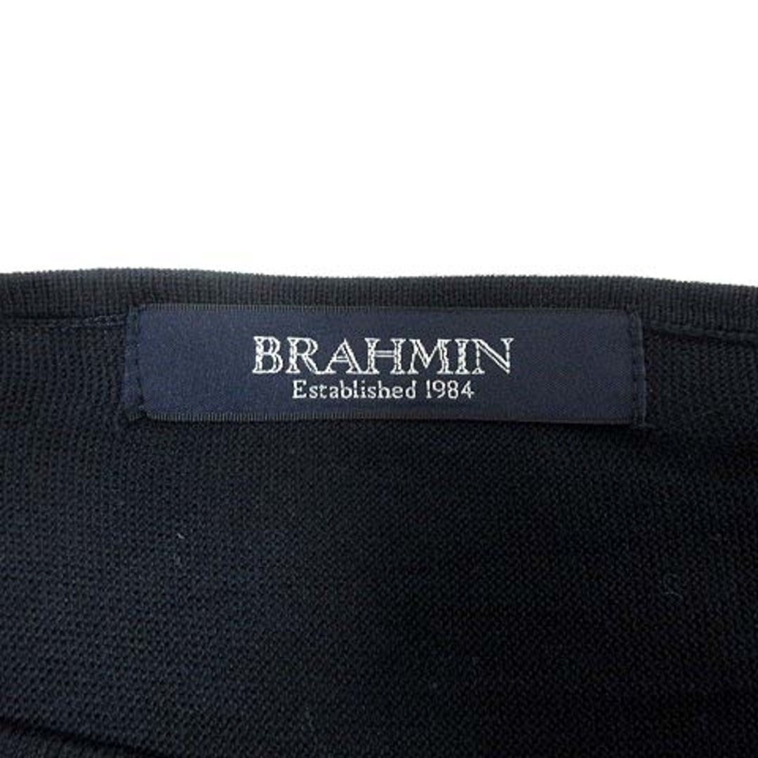 BRAHMIN(ブラーミン)のBRAHMIN ニット カットソー ボートネック ドルマンスリーブ 38 紺 レディースのトップス(ニット/セーター)の商品写真