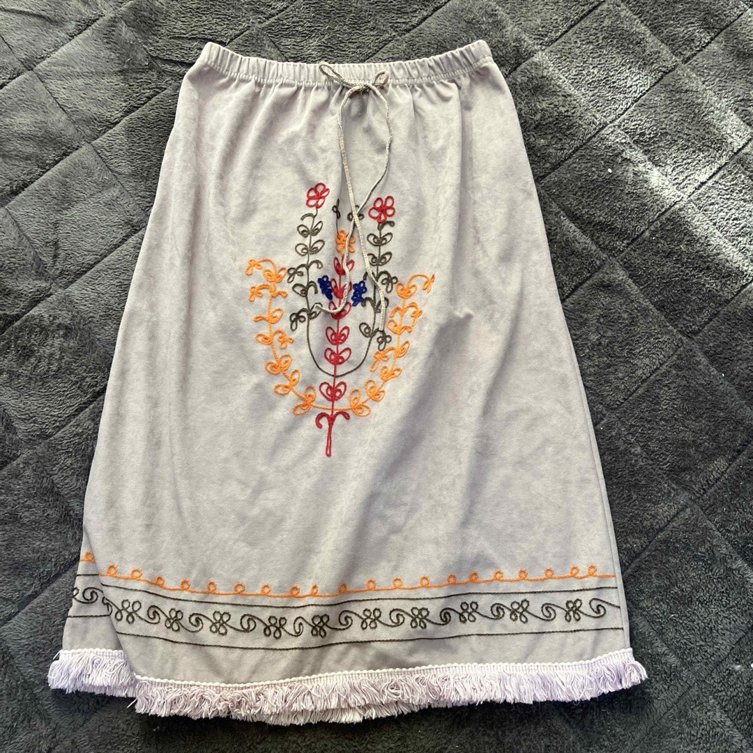 CO&LU(ココルル)の【ココルル】刺繍ボヘミアンスカート レディースのスカート(ひざ丈スカート)の商品写真