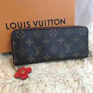 ルイヴィトン(LOUIS VUITTON)の★美品★ルイ・ヴィトン　モノグラム　ポルトフォイユ・クレマンス　長財布　フラワー(財布)