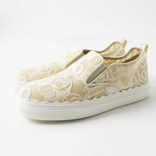 Chloe - 未使用品◎イタリア製 Chloe クロエ LAUREN SLIP ON LACE