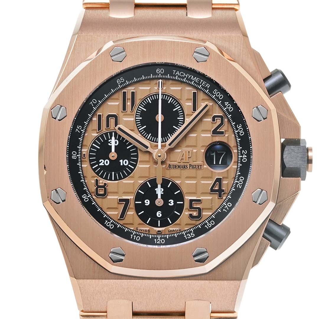 AUDEMARS PIGUET(オーデマピゲ)の中古 オーデマ ピゲ AUDEMARS PIGUET 26470OR.OO.1000OR.01 ピンクゴールド /ブラック メンズ 腕時計 メンズの時計(腕時計(アナログ))の商品写真