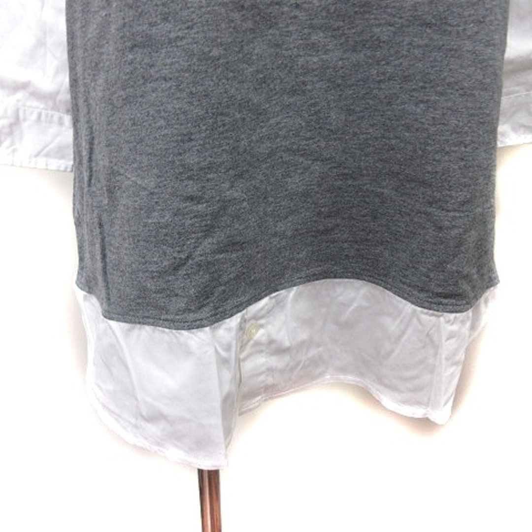 URBAN RESEARCH(アーバンリサーチ)のアーバンリサーチ Tシャツ カットソー フェイクレイヤード 長袖 40 グレー レディースのトップス(Tシャツ(長袖/七分))の商品写真