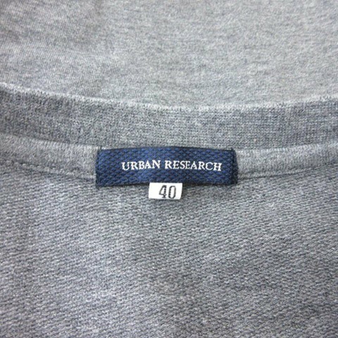 URBAN RESEARCH(アーバンリサーチ)のアーバンリサーチ Tシャツ カットソー フェイクレイヤード 長袖 40 グレー レディースのトップス(Tシャツ(長袖/七分))の商品写真
