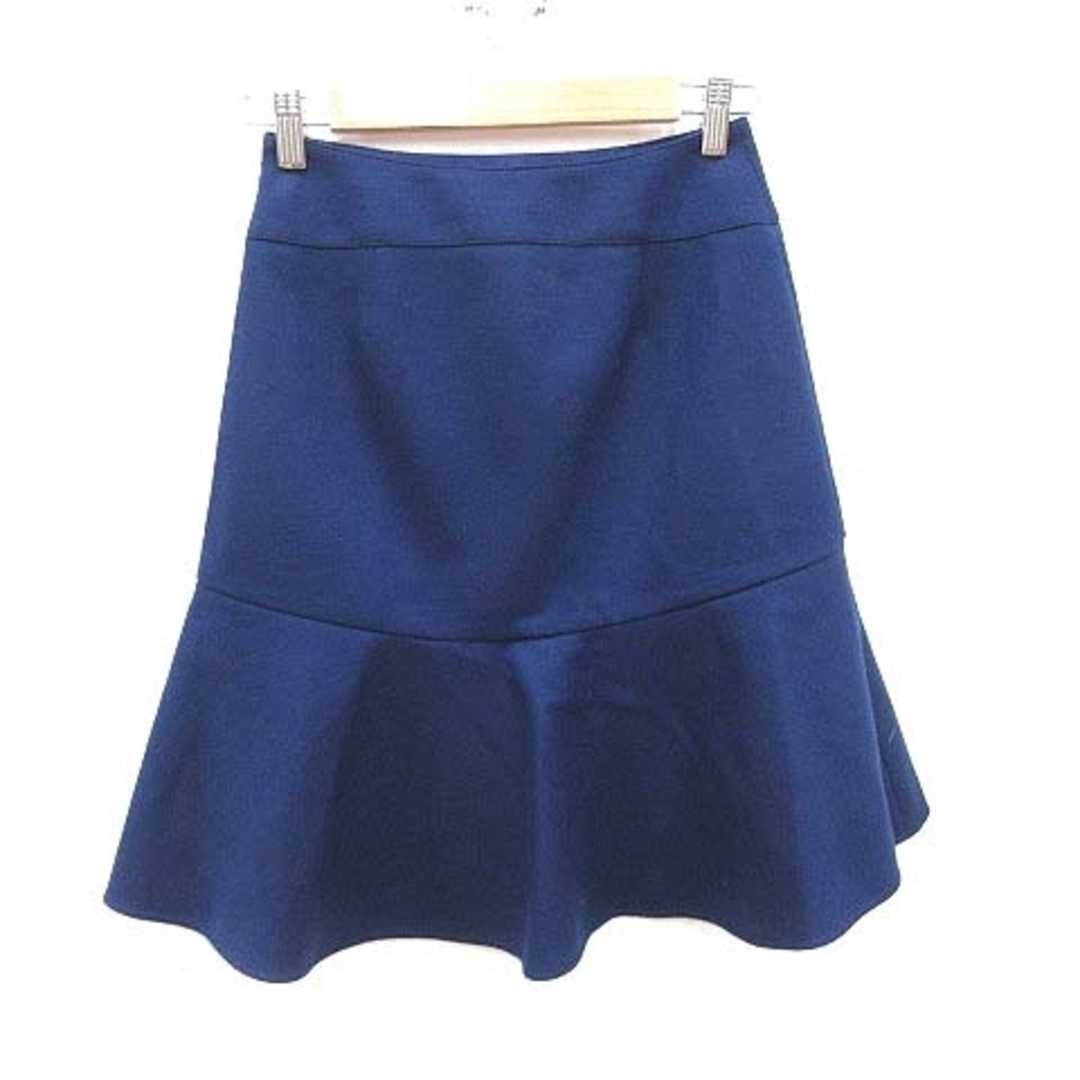 Ballsey(ボールジィ)のボールジー トゥモローランド フレアスカート ひざ丈 ウール 34 紺 ネイビー レディースのスカート(ひざ丈スカート)の商品写真