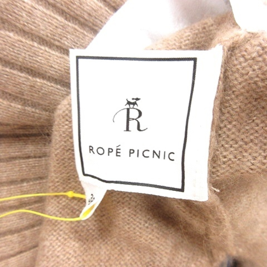 Rope' Picnic(ロペピクニック)のロペピクニック ニットセーター タートルネック 長袖 38 ベージュ ■MO レディースのトップス(ニット/セーター)の商品写真