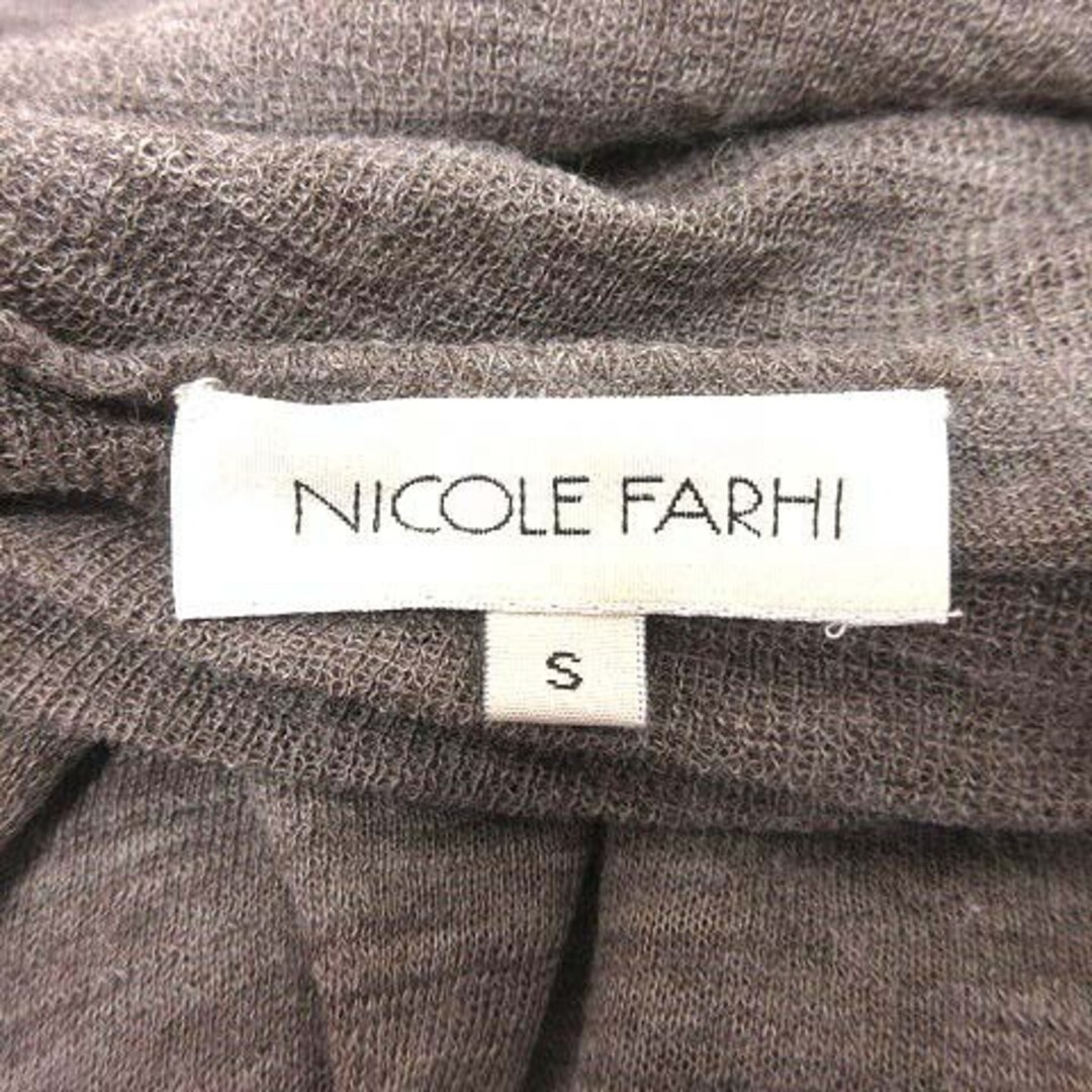 Nicole Farhi(ニコルファーリ)のNICOLE FARHI ニット セーター ウール S グレージュ ■MO レディースのトップス(ニット/セーター)の商品写真