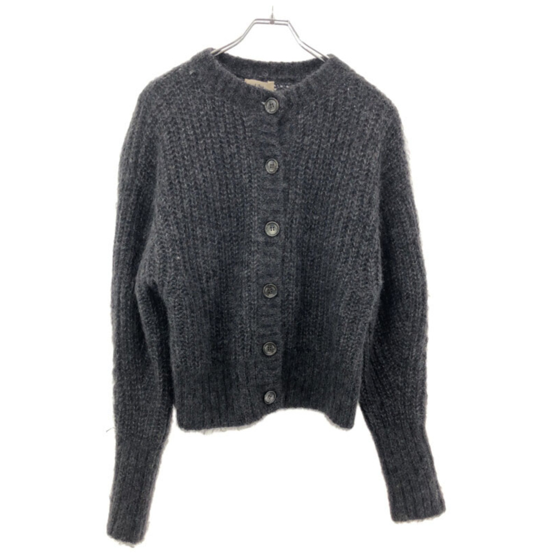 Uhr ウーア 21AW Loose Knit Cardigan モヘアルーズニットカーディガン グレー F 21AWUhr-KT231新古品使用感の無い新品同様品Ａ