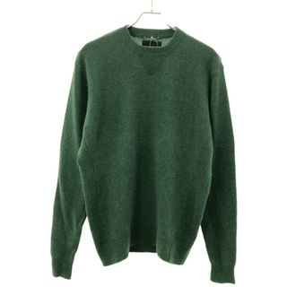 ジュンハシモト(junhashimoto)のjunhashimoto ジュンハシモト 23AW 7GG CREW NECK KNIT ウールニットセーター 1092320003 グリーン 3(ニット/セーター)