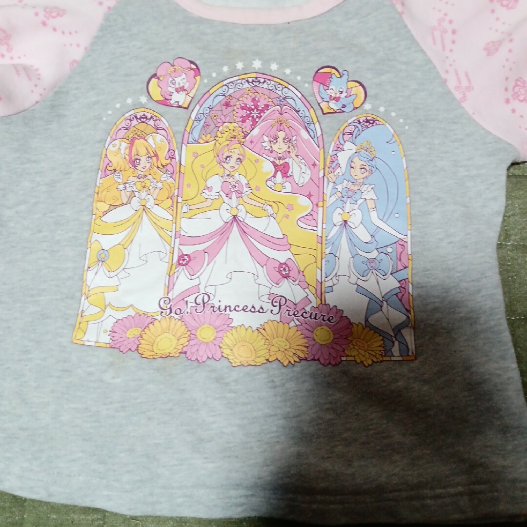 BANDAI(バンダイ)のプリキュアパジャマ120 キッズ/ベビー/マタニティのキッズ服女の子用(90cm~)(パジャマ)の商品写真