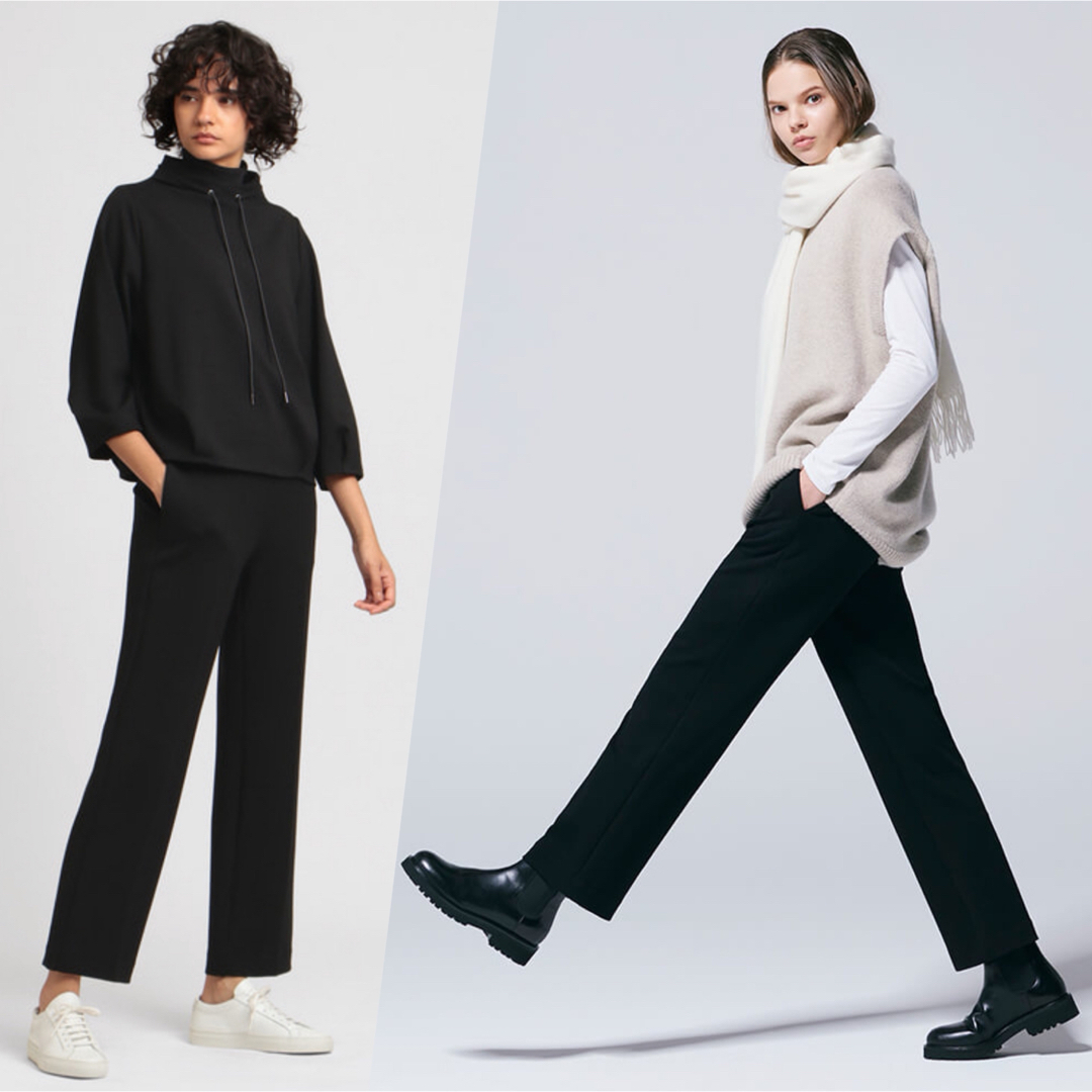 theory(セオリー)のTheory 23AW DOUBLE KNIT プルオンタイプ ストレートパンツ レディースのパンツ(その他)の商品写真