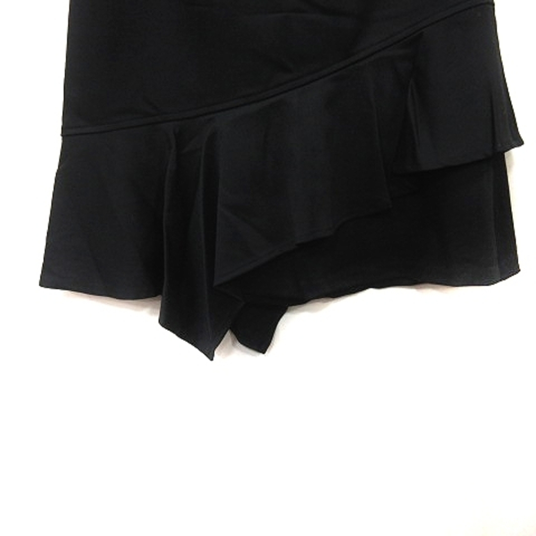 BUONA GIORNATA(ボナジョルナータ)のボナジョルナータ 台形スカート ミニ ティアード ウール 11 黒 ブラック  レディースのスカート(ミニスカート)の商品写真