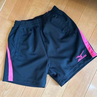 ミズノ(MIZUNO)のMIZUNO  バレーボールパンツ　短パン（黒×ピンク）(バレーボール)